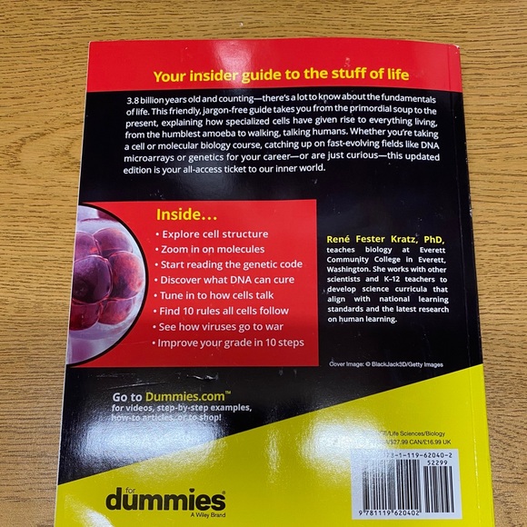 Other Molecular And Cell Biology For Dummies Book Poshmark